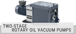 Two-stage rotary oil vacuum pump